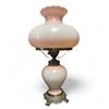Image 2 : 1970's Colonial Porcelain Hand Painted Floral Themed Table Lamp