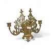 Image 2 : Pair Of Victorian Brass Wall Hanging Candle Stick Holders