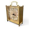 Image 2 : Vintage Brass Mauthe Table Clock Etched W & E 1915-1965