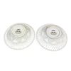 Image 2 : 2Pcs Of Vintage Porcelain Woven Lace Floral Dish Made In Italy
