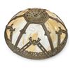 Image 1 : Beautiful Art Nouveau Slag Glass Lamp Shade