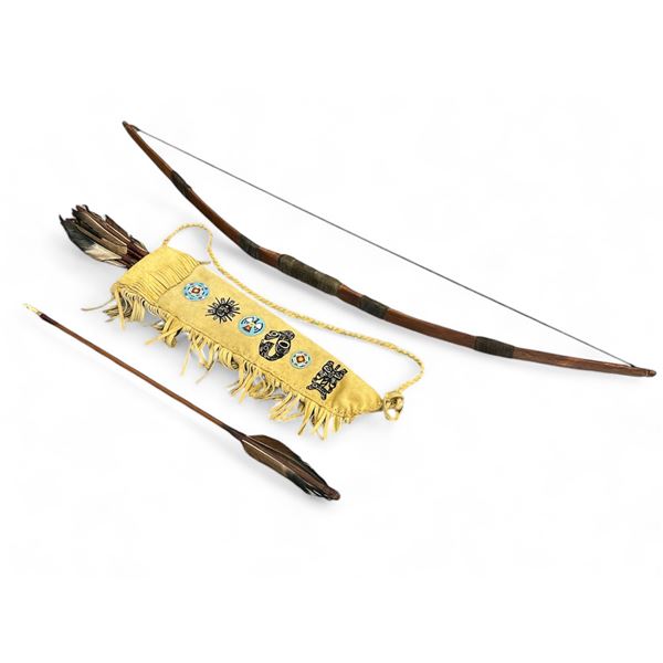 3Pc Westcoast Native Handmade Bow + Arrows