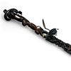 Image 2 : Vintage Westcoast Native Heavily Hand Carved Rattle Walking Stick
