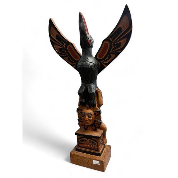 Vintage Native Resin Totem Pole