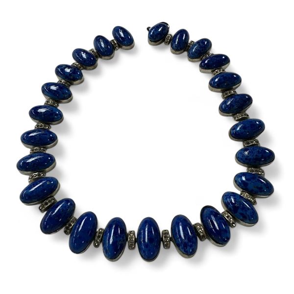 Blue Stone Necklace In Need Of Repair