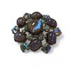 Image 2 : Vintage Purple Dragons Breath Brooch + Earrings