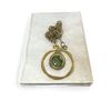 Image 1 : Vintage Raphael Alfandary Brass Necklace 16.5"