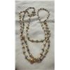 Image 2 : Vintage 2 Strand Pearl Necklace With 14Kt Gold Clasp