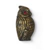 Image 1 : Circa 1850 Brass Owl Match Safe/Striker