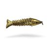 Image 2 : Vintage 14Kt Gold Articulated Fish Pendant 3.2G