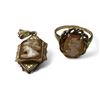 Image 1 : 2Pcs 10Kt Gold Jewellery: Cameo Pendant + Ring Size 5 1/2