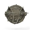 Image 2 : Antique 1913 25Cent Canadian Coin In Sterling Silver Brooch Bezel