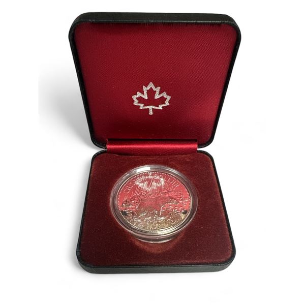 Vintage 1980 $1 Silver Coin / Polar Bear