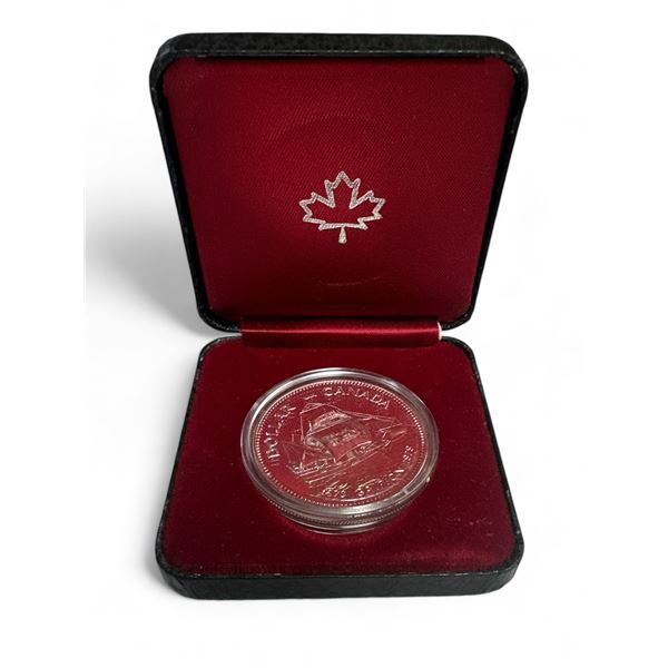 1979 Canada Silver Ships Themed $1 Coin
