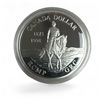 Image 2 : Vintage 1998 Sterling Silver (92.5%) Rcmp Canada Dollar In Case