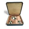 Image 1 : Vintage Set Of Royal Crown Derby Jewellery: Brooch + Earrings