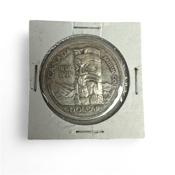 1958 Canada Commemorative Silver $1 Coin