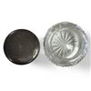 Image 2 : Antique Sterling Silver Lidded Cut Crystal Bowl