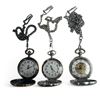 Image 2 : 3 Pocket Watches: 2 Are Quartz, 1 Train Theme, 1 Skeleton Theme