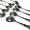 Image 2 : 9 Vintage Birks Sterling Silver Soup Spoons