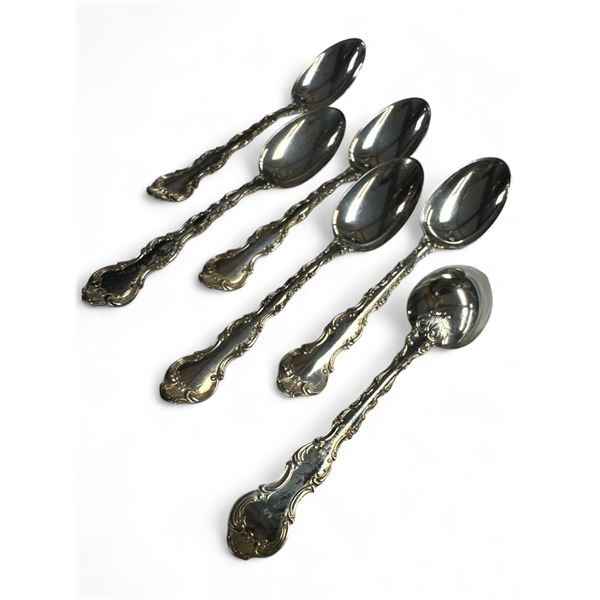 6 Vintage Birks Sterling Silver Spoons