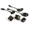Image 1 : 6Pcs Of Sterling Silver: Spoons, Napkin Rings, Cap