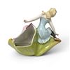 Image 2 : Handpainted Woman On Flower Porcelain Ashtray
