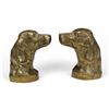 Image 1 : Pair Of Vintage Brass Dog Book Ends
