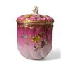 Image 1 : Vintage Limoges France Lidded Pink Floral Jar
