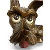 Image 2 : Antique Oswald German Made Rolling Eyes Carved Wooden Clock