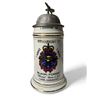 Image 2 : Vintage Schmidt Koblenz German Black Forest Officers Stein