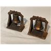 Image 2 : Pair Of Vintage Cast Metal Liberty Bell Bookends