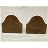 Image 2 : Pair Of Vintage Cast Metal The Last Trail Bookends