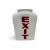 Image 1 : White Exit Glass Shade