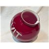 Image 2 : Vintage Red Glass Exit Globe