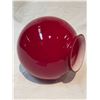 Image 2 : Vintage Red Glass Exit Globe
