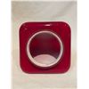 Image 2 : Vintage Red Glass Exit Triangular Shade