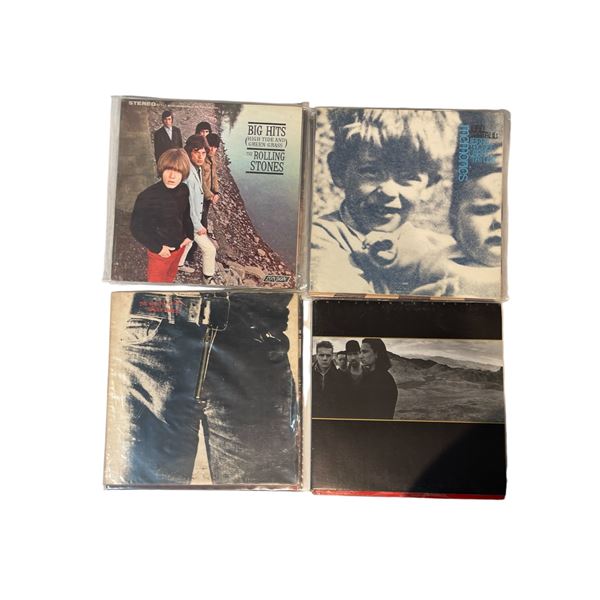 15 Assorted Vinyl Records: Bob Dylan, The Rolling Stones, & More