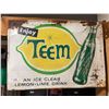 Image 2 : Vintage Self-Framed Embossed Teem Tin Sign