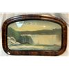 Image 1 : Vintage Framed Convex Glass Waterfall Scene Print