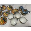 Image 3 : Vintage New In Box Japanese Hand Painted Porcelain Lusterware