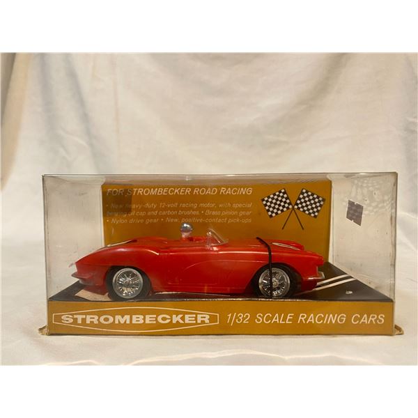 In Box Strombecker '62 Corvette 9575/495 1/32 Scale Slot Car