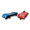 Image 2 : 2 Vintage Slot Cars (blue has 1 broken wheel)