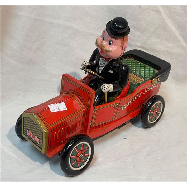 Vintage Kosuge Japan Golden Jubilee Battery-Op Tin Toy