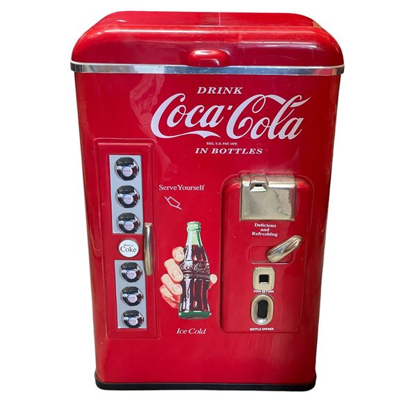 1992 Paul Flume Coca-Cola Standing Cooler
