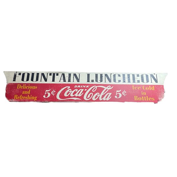 Hand Made Coca-Cola Wooden Sign