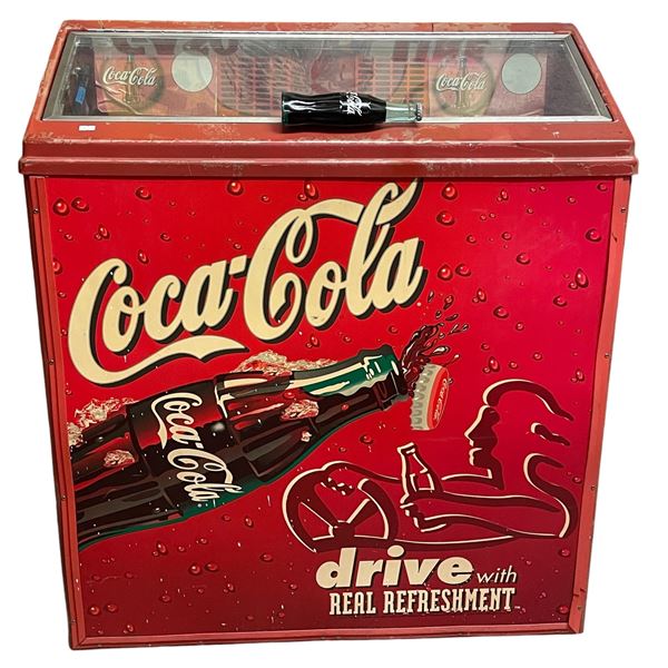 Vintage 1970S Store Coca-Cola Cooler Model Rpuc100