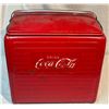 Image 1 : Vintage Metal Lined Coca-Cola Cooler With Tray Insert