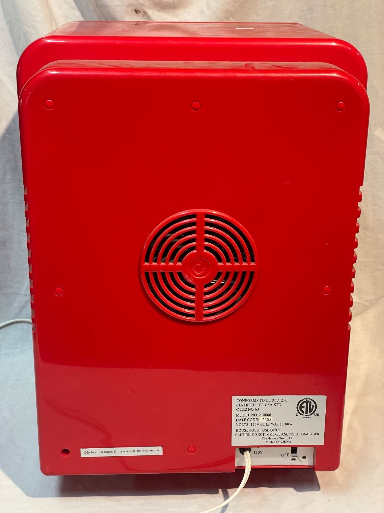 Table Top Coke Machine Coca-Cola 6 Can Table Top Vending Machine Model 210866