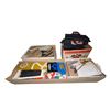 Image 1 : 3 Boxes Of Slot Car Related Items: Track, Wheels, Tires, Wiring, & More